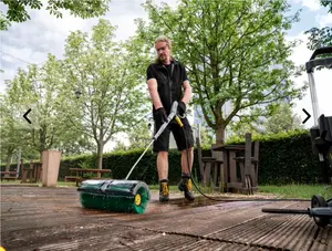 Rotary brush cleaner